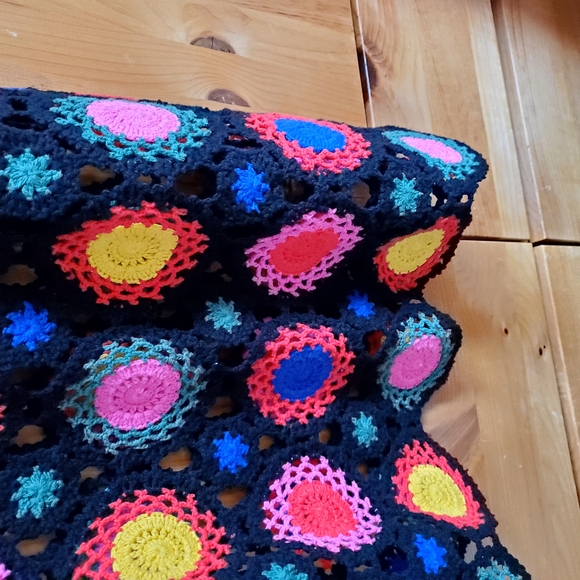 H&M X Coachella Black Crochet Mini Dress Size 6 - Picture 2 of 7